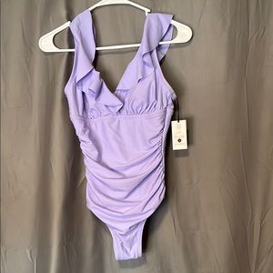 Shade & Shore Lavender One Piece Swimsuit